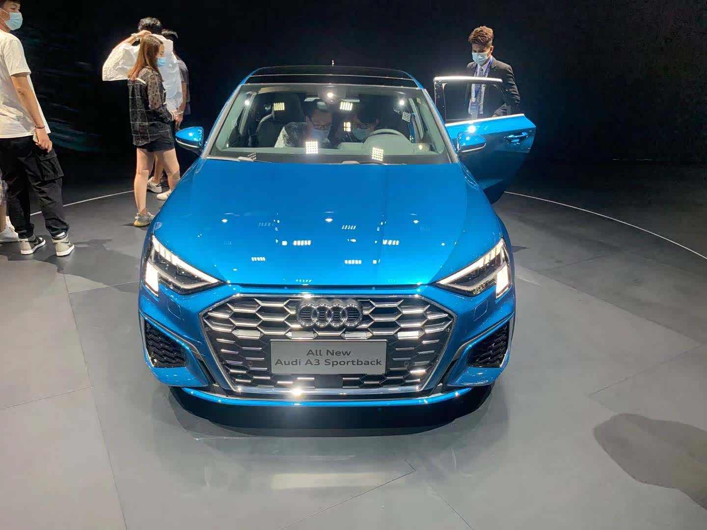 2020年广州车展,全新奥迪a3两厢版,运动感十足