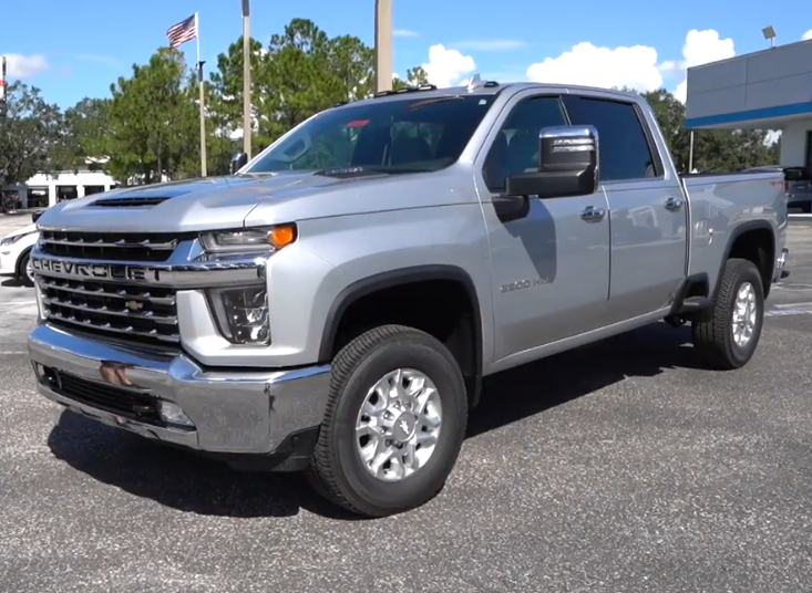 海外皮卡展示分析,2020款 雪佛兰 silverado 2500 hd