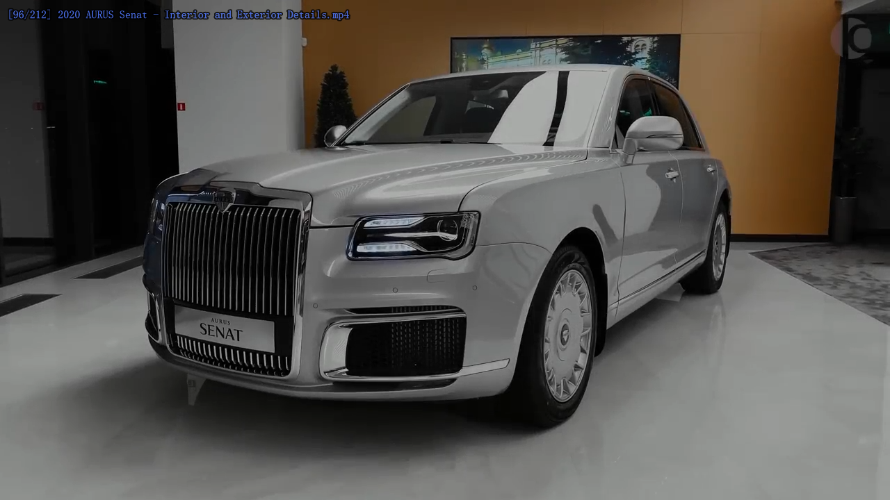 姿态优雅的aurus senat,设计很年轻