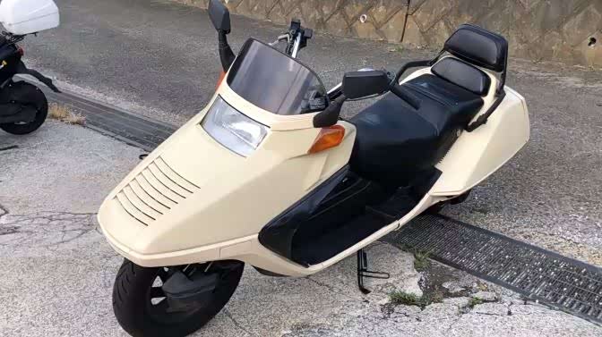 稀罕货,船一样的本田踏板车,感觉怎样