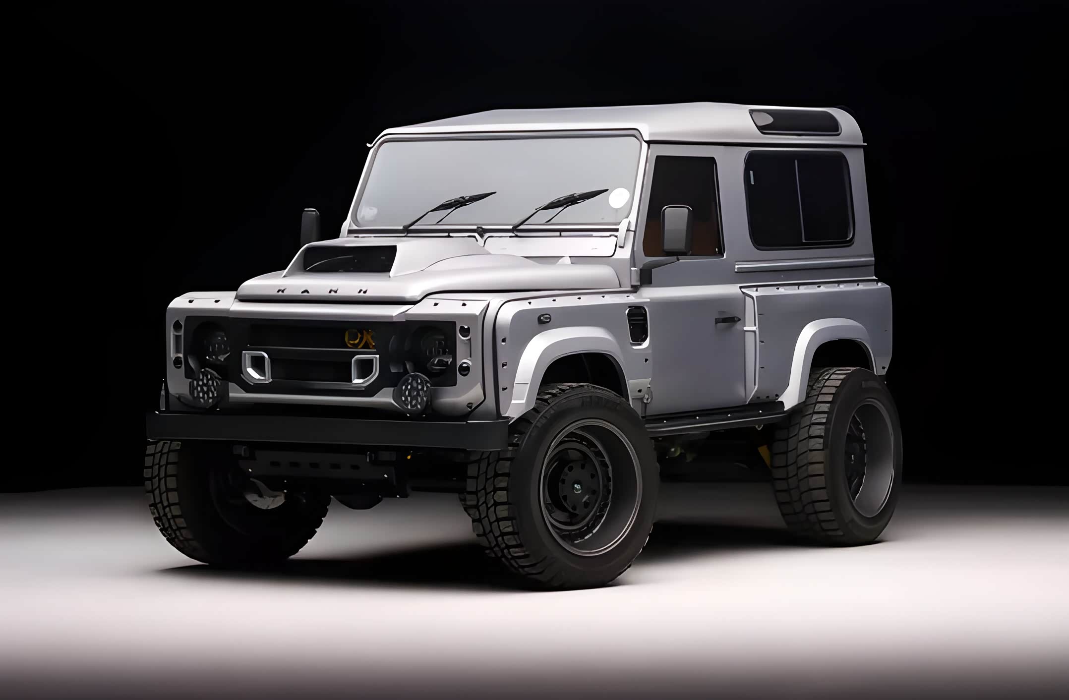 改装经典路虎卫士90的方法有很多种,但像今天的这种无疑是最特别的.