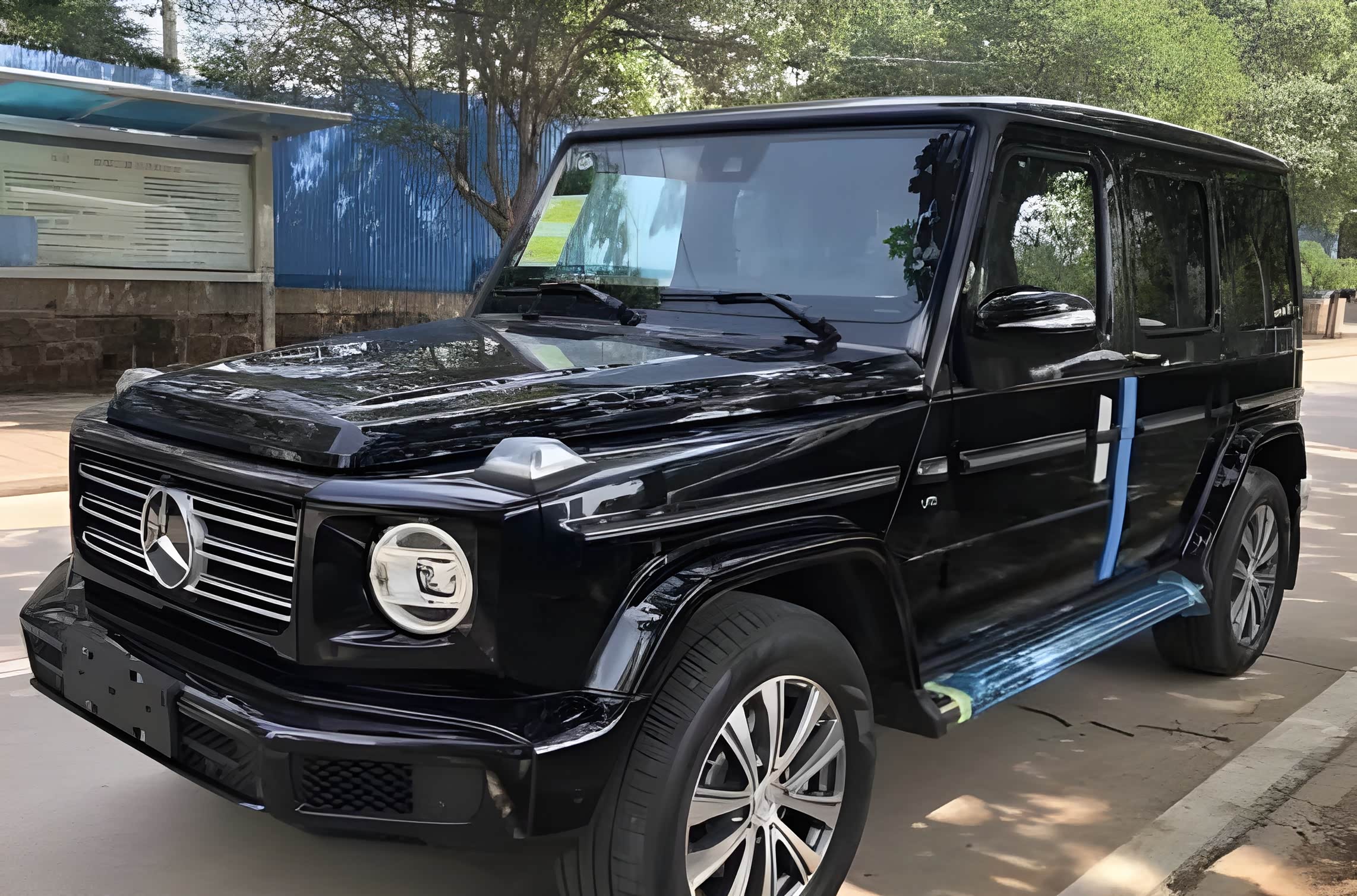 210万元买到奔驰g500,车主一家三辆越野车,坦言第一次接触大g