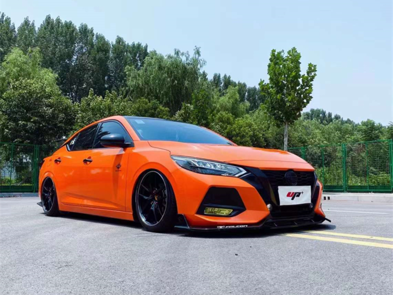 低趴姿态 日产轩逸改装airbft气动避震案例