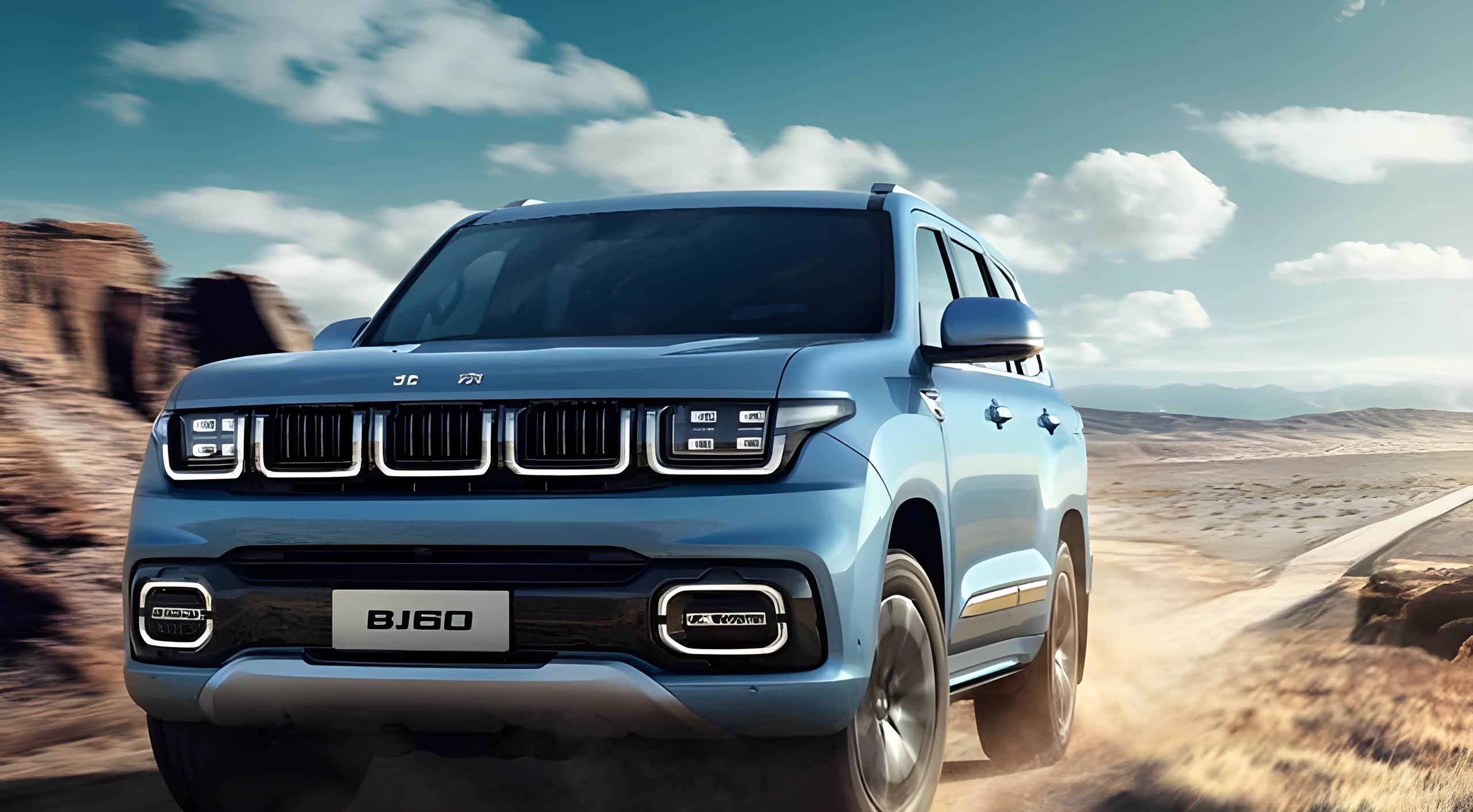 又一台中大型越野suv来袭!北京bj60官图发布:一箱油跑1000公里