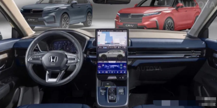 全新一代本田CR-V渲染图_2025款本田crv油电混合_2025款本田CR-V设计细节