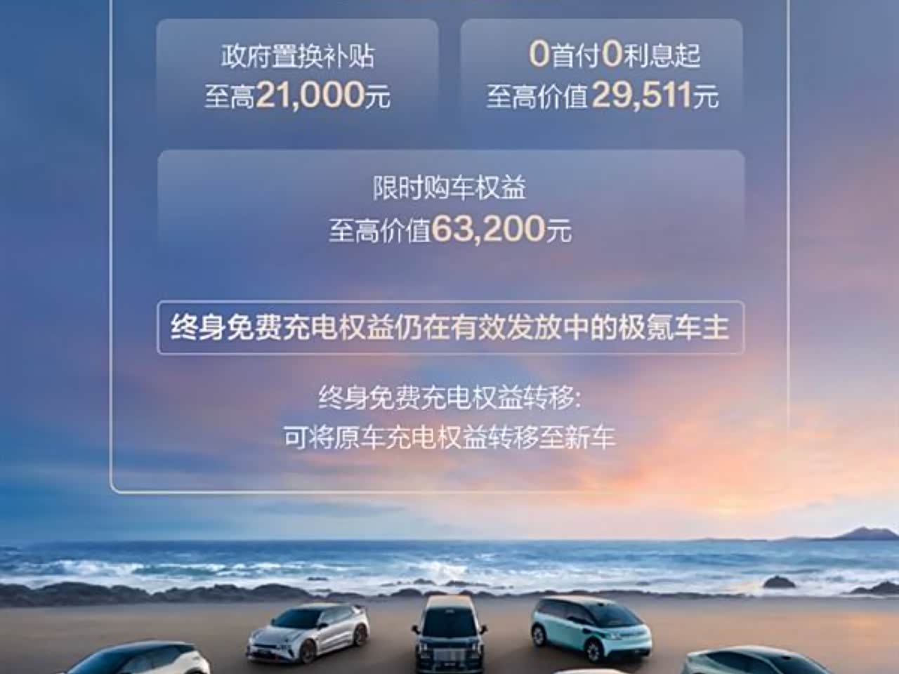 极氪推出限时优惠：老车主可转移终身免费充电权益，购车权益升级_车家号_发现车生活_汽车之家