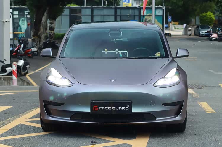 特斯拉 Model 3改色FACE GUARD卡普里灰紫，变身梦幻仙境！_车家号_发现车生活_汽车之家