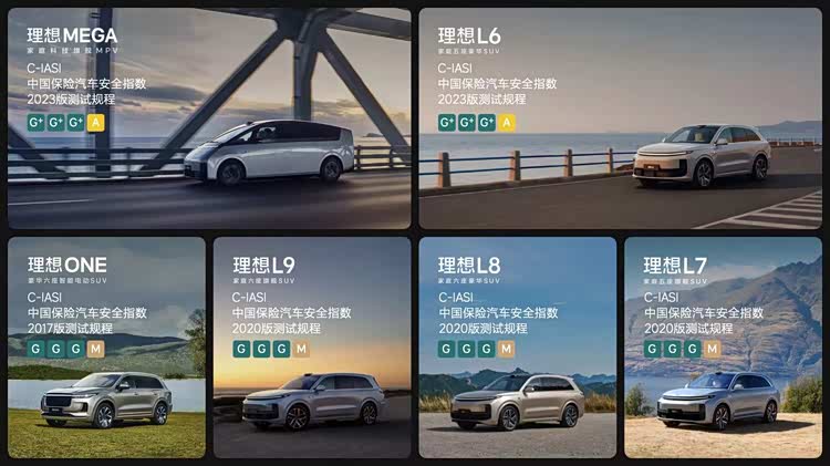 中保研安全指数发布 理想MEGA和理想L6均获最高评价_车家号_发现车生活_汽车之家