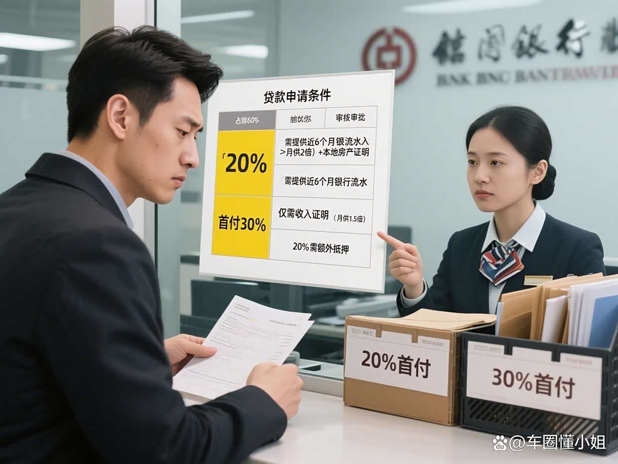首付20%和30%区别:购车贷款全解析