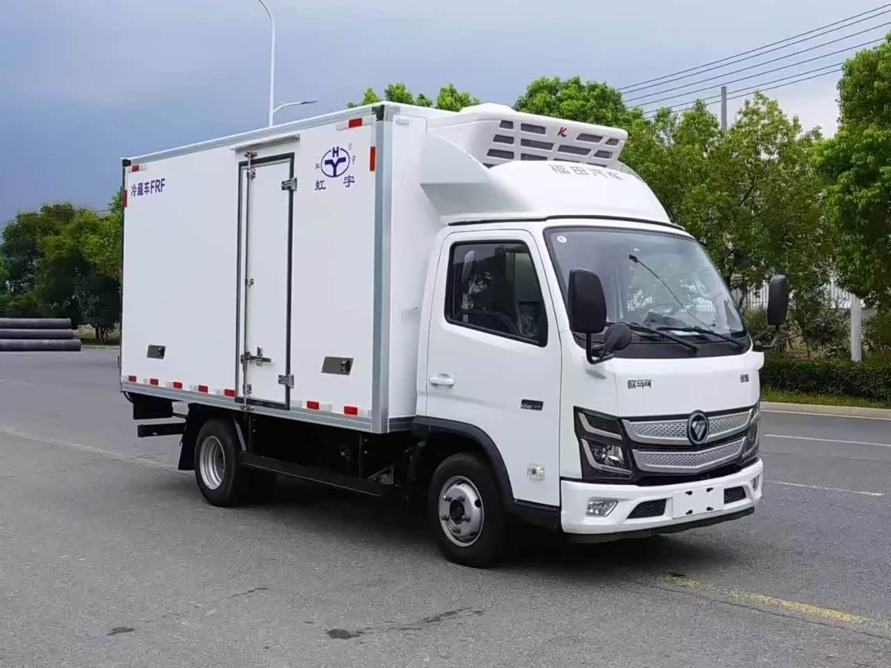 福田欧马可X卡新能源蓝牌冷链车,3.8米纯电动厢式冷藏车_车家号_发现车生活_汽车之家