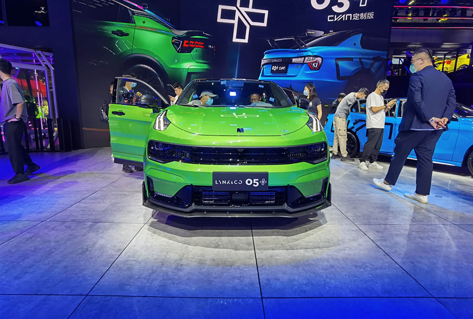 2021成都车展 品牌首款性能suv 领克05 车展实车