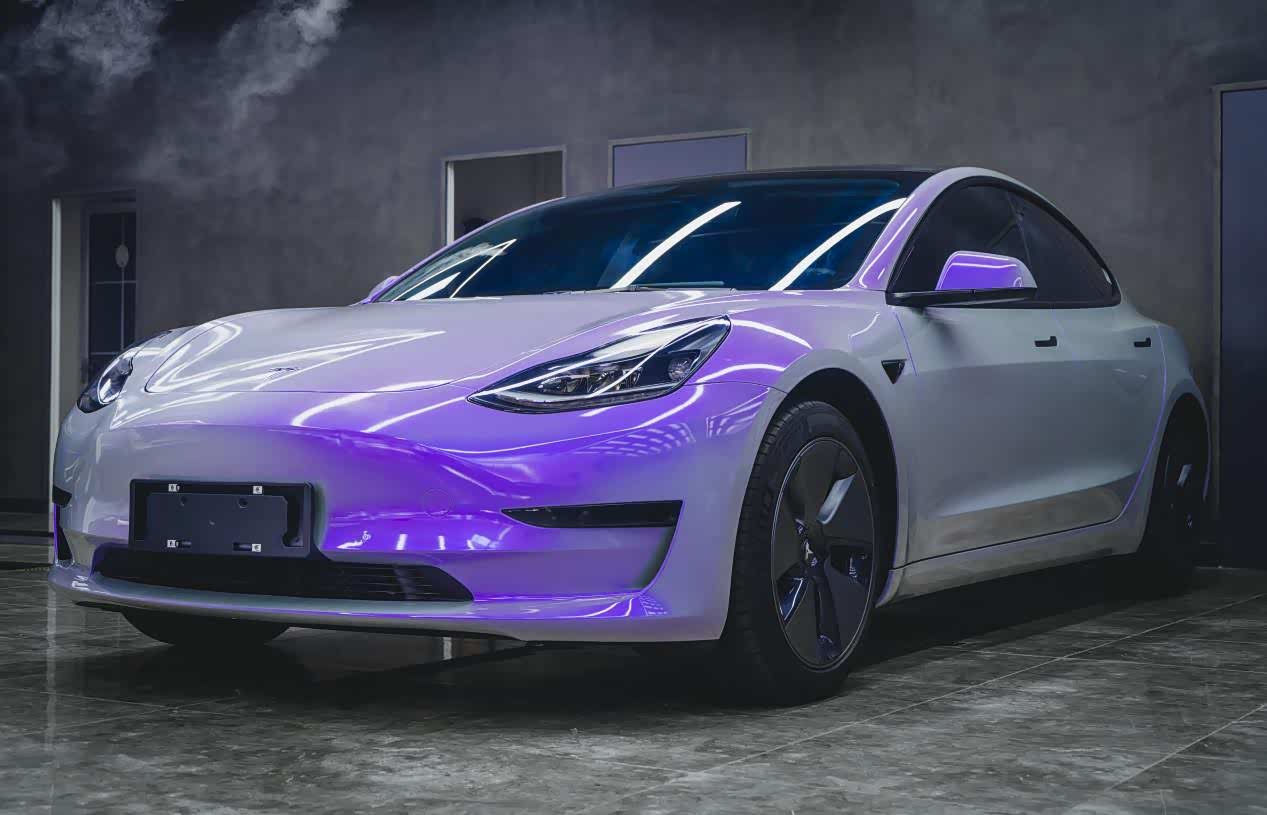 今年夏天爆火的改色-梦幻灰魅紫好看吗_车家号_发现车生活_汽车之家