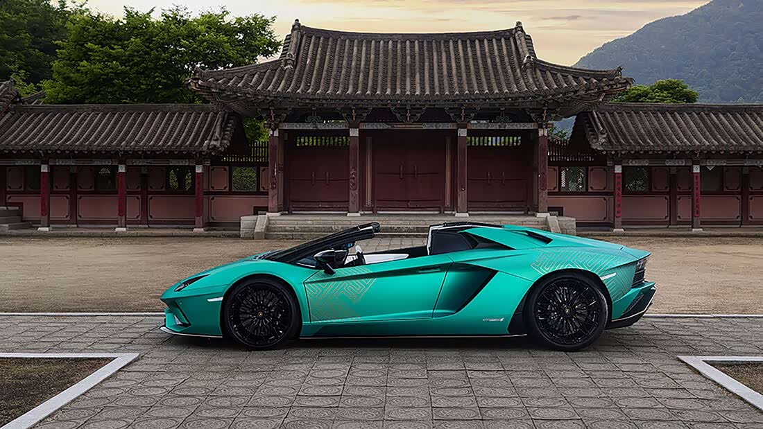 专为韩国市场打造 兰博基尼推出aventador s敞篷韩国特别版车型
