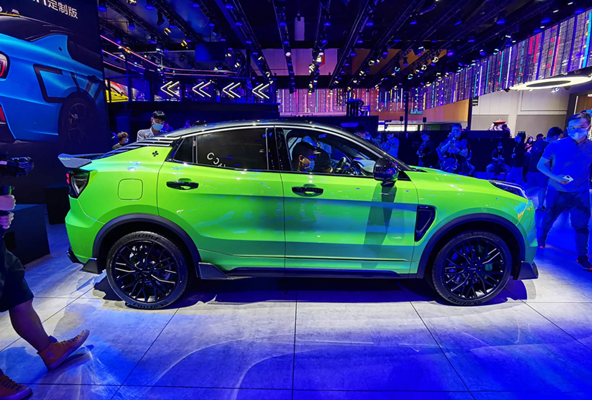 2021成都车展 品牌首款性能suv 领克05 车展实车