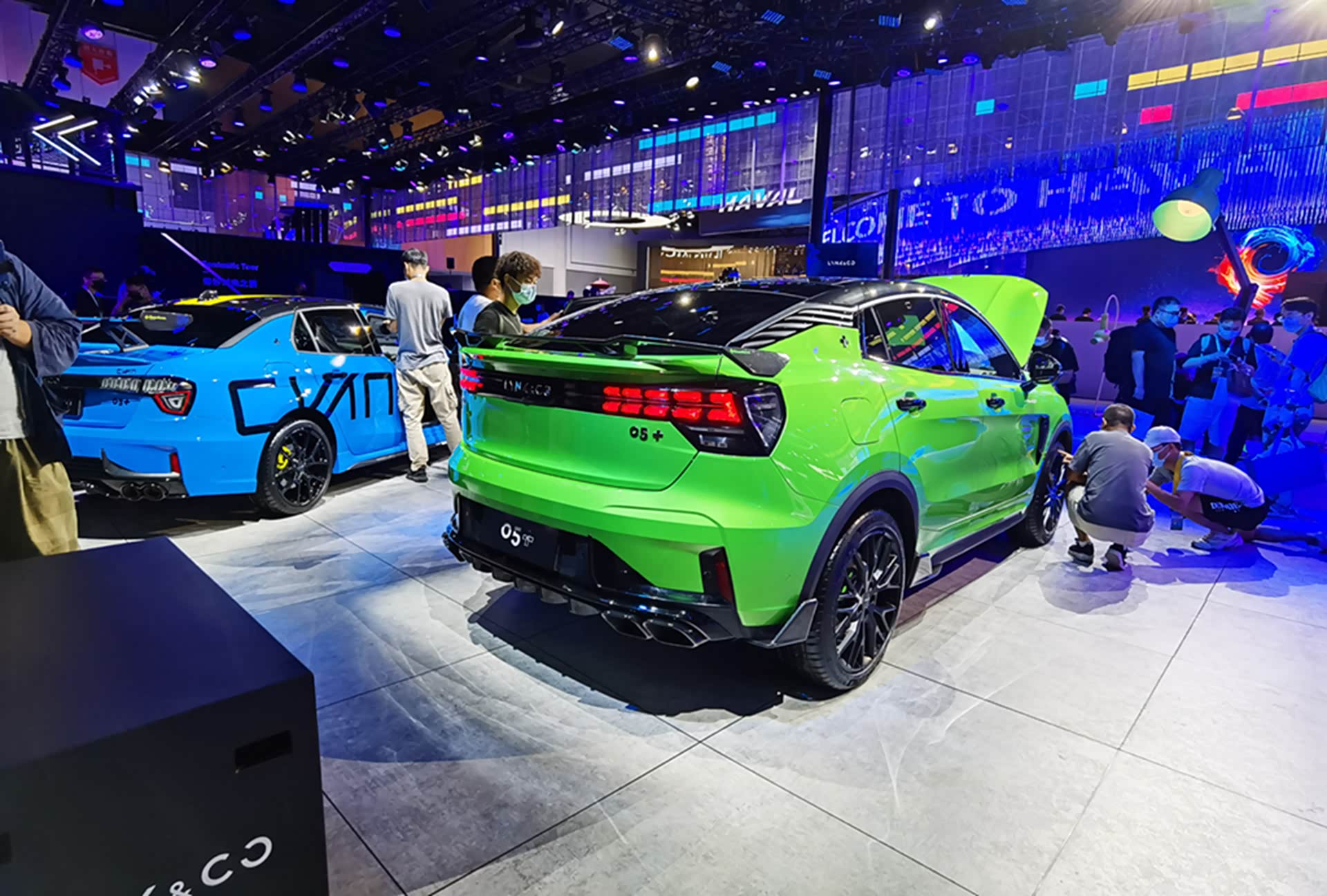 2021成都车展 品牌首款性能suv 领克05 车展实车