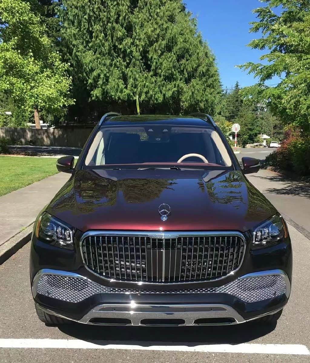 尊贵典雅的造型 开着很气派 迈巴赫gls600实车