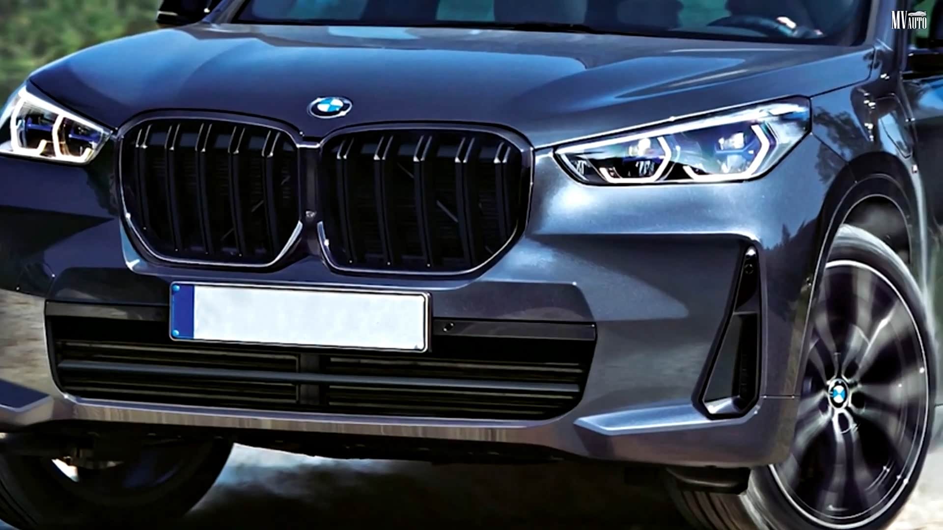 请原地出道吧!全新宝马x1渲染图,奔驰glb请"耗子尾汁"