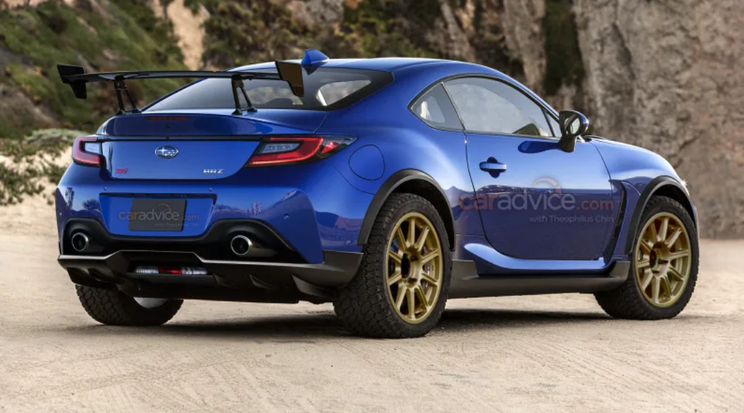 增加运动套件斯巴鲁brzsti渲染图曝光