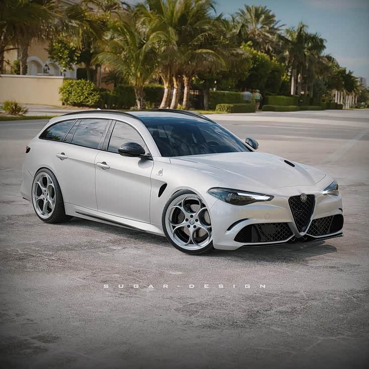 【图】曝阿尔法·罗密欧giulia"瓦罐"假想图_汽车之家