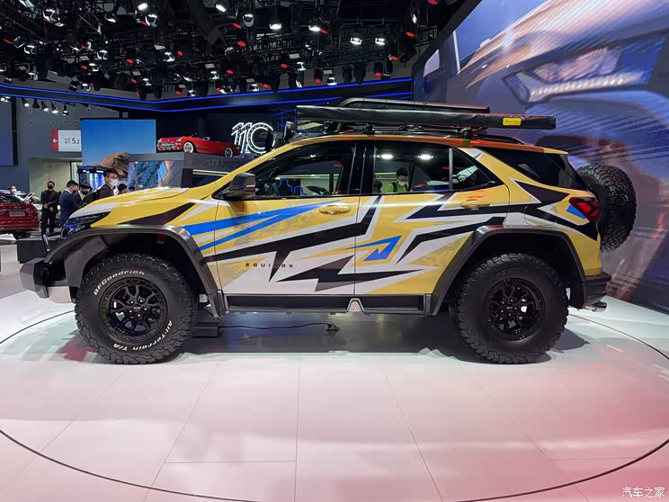 硬派越野风雪佛兰探界者110周年改装版