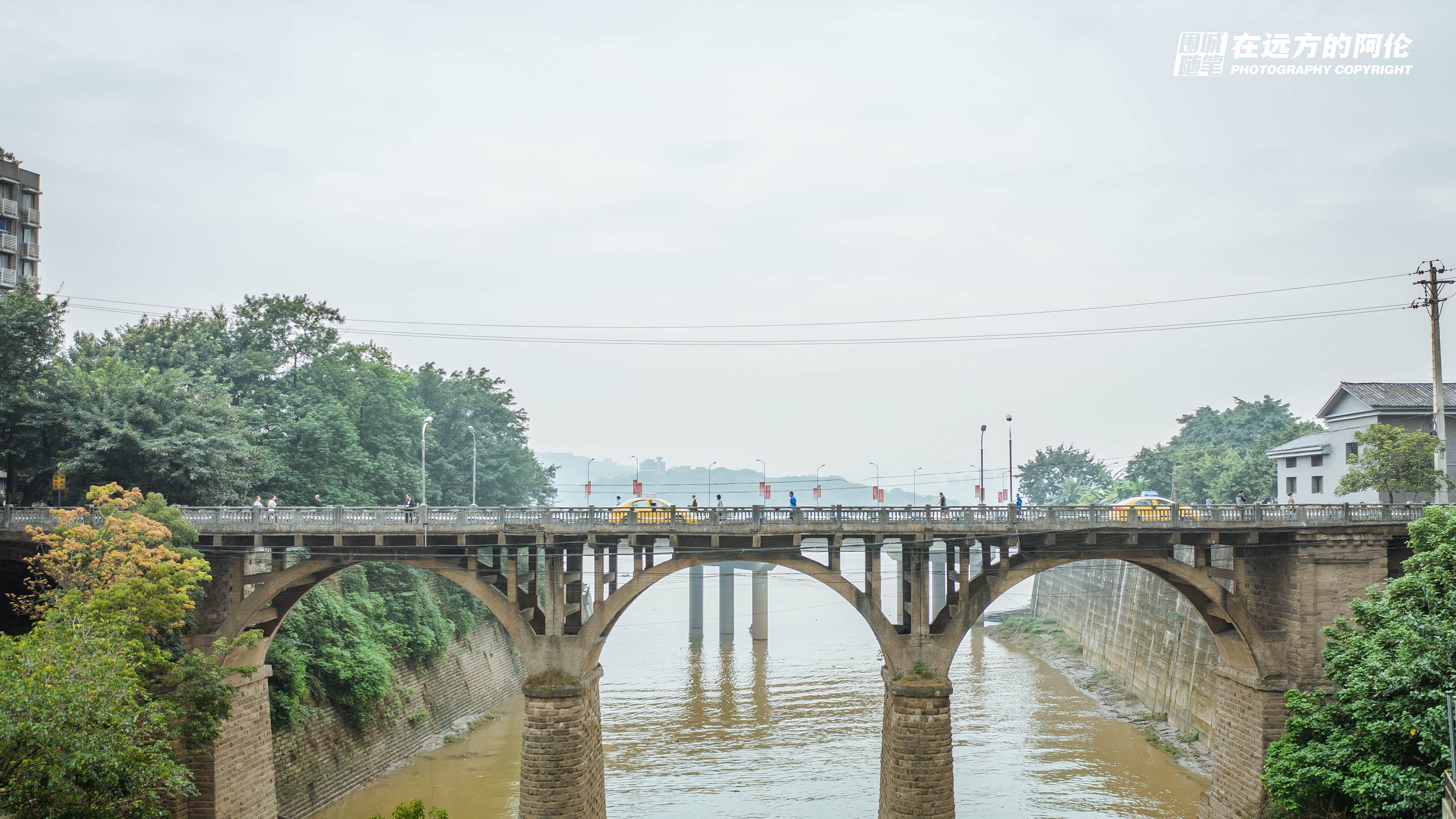 老"鱼洞大桥"和箭滩河