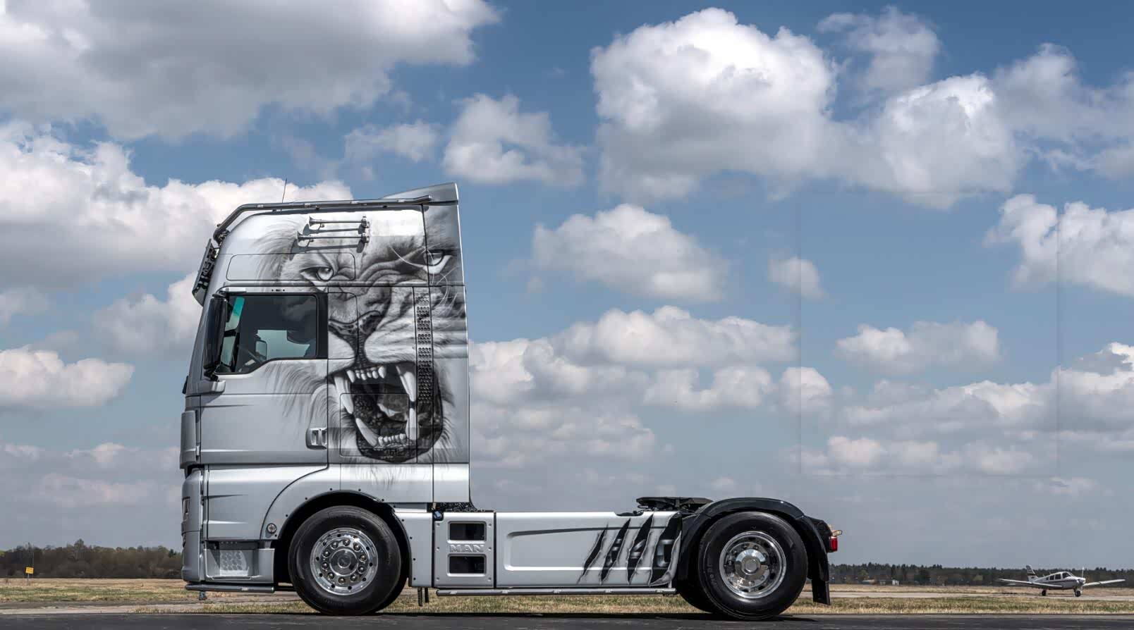 thelion卡车独一无二的曼恩tgx