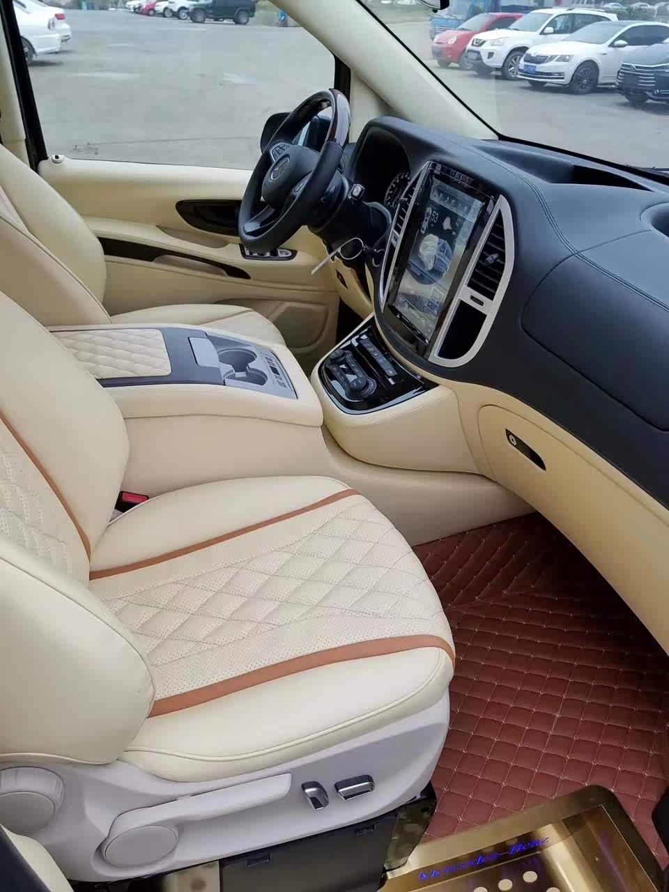 奔驰威霆改装航空座椅高顶内饰精装案例赏析