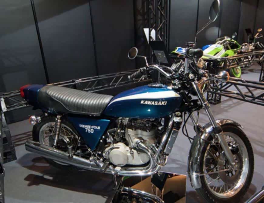 夭折的二冲程传奇摩托车川崎square-four 750