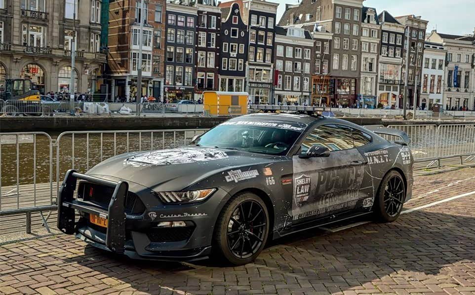 2升v8野马竟敢改成警车,国内车友模仿后成功引起警察注意!