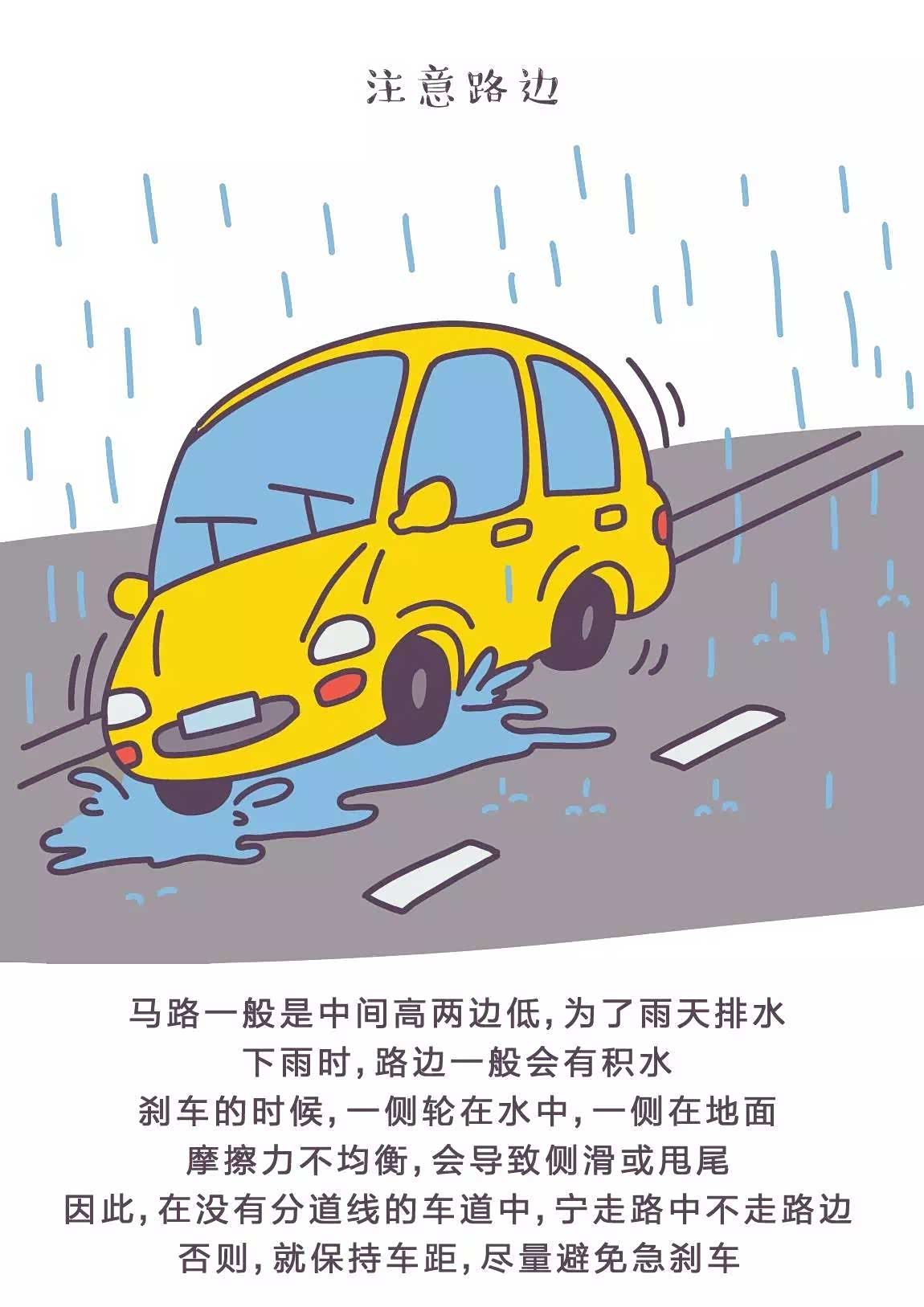 雨天行车这几点一定要注意!