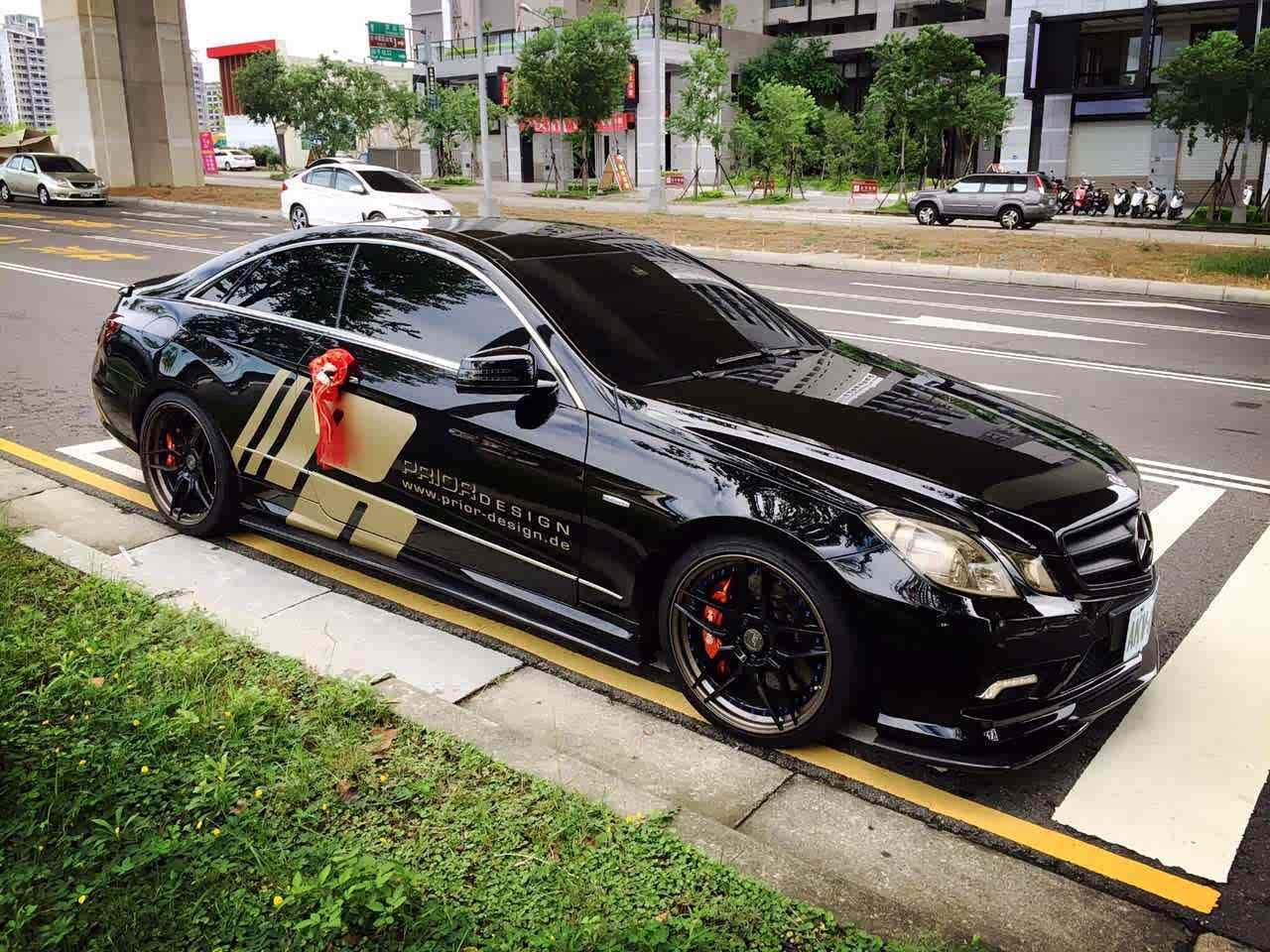 豪华轿跑的绝对美人奔驰w207ecoupe改装案例