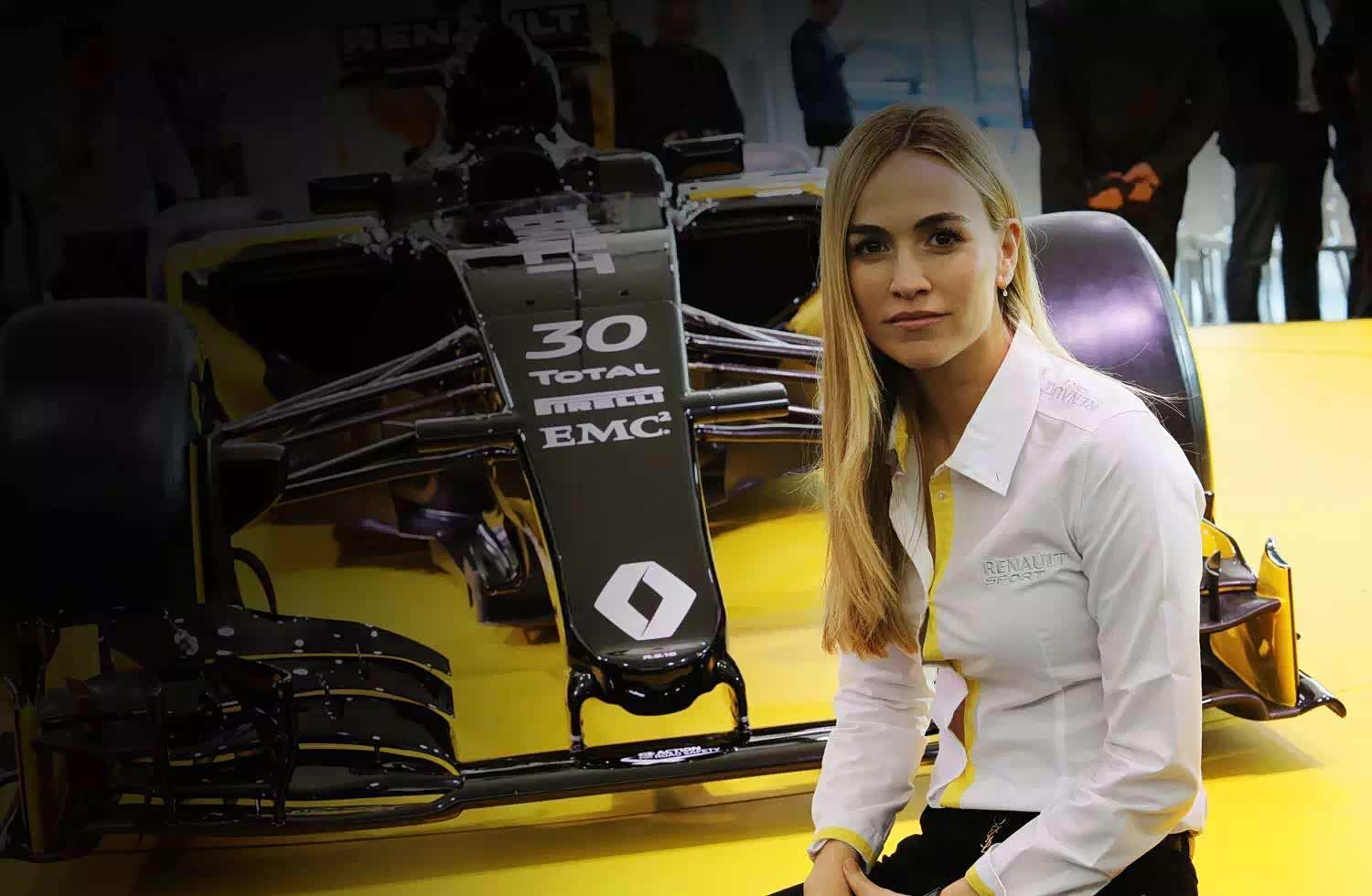 高颜值美女f1赛车手谁说女司机不行赛视