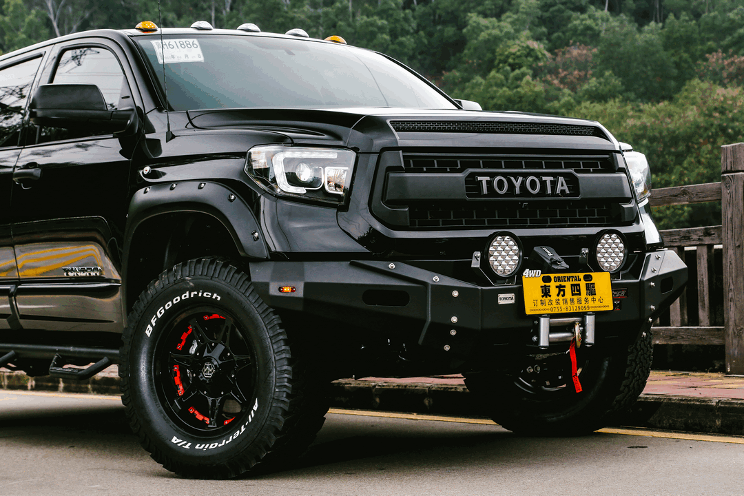 花15万把40万的丰田坦途改成越野"黑武士",还有哪些路不能走?