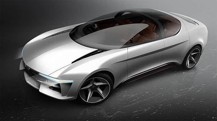 设计科幻 giugiaro sybilla概念车官图