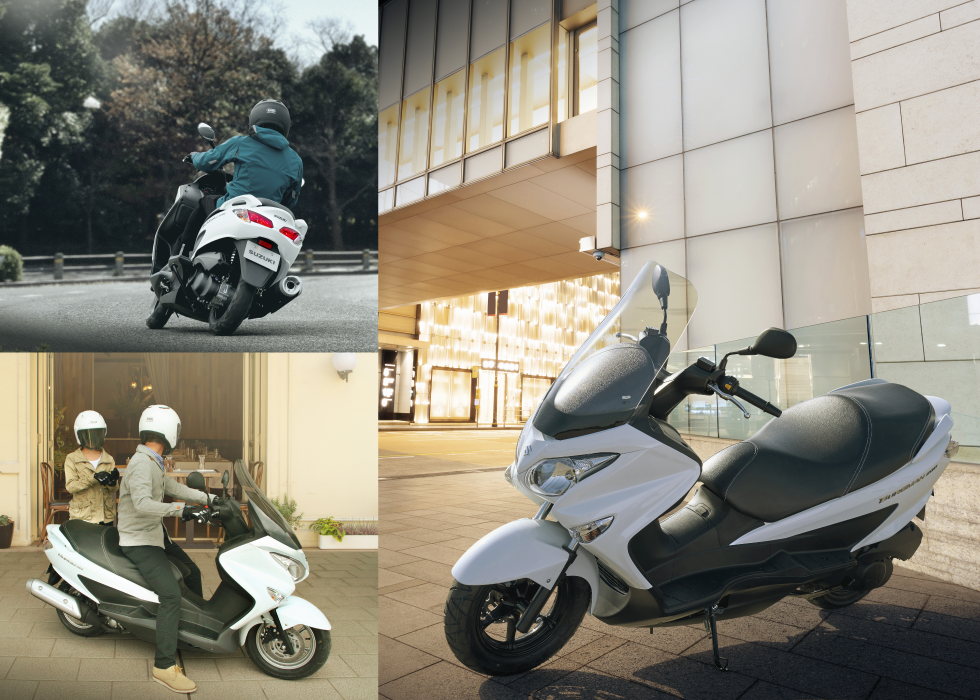 铃木发布2018款小汉堡人burgman200