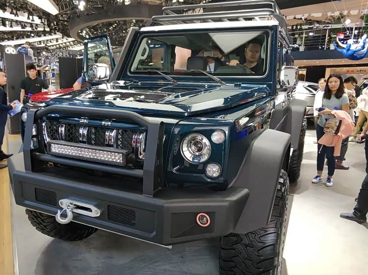2018北京车展丨bj80 6×6 皮卡版亮相