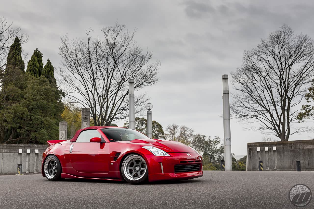 淑女的新装!日产350z roadster"低趴"改装