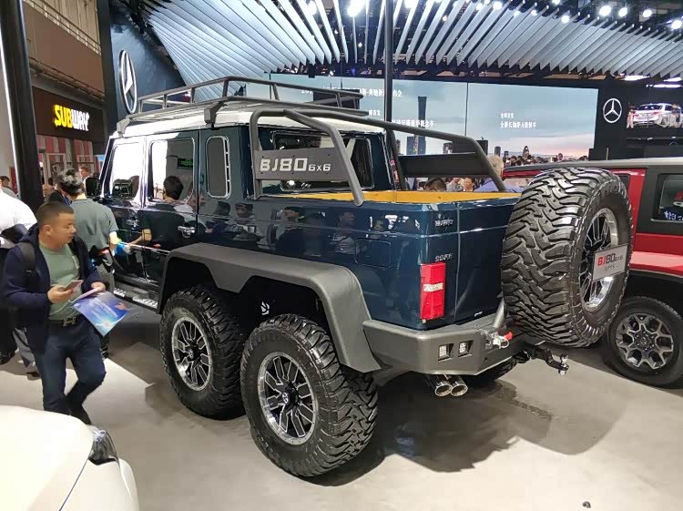 2018北京车展丨bj80 6×6 皮卡版亮相