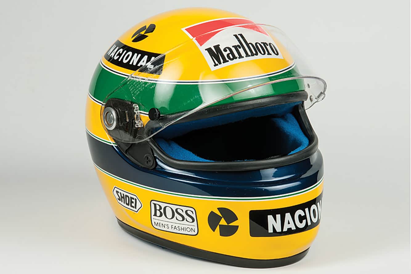 塞纳在1993年使用的头盔