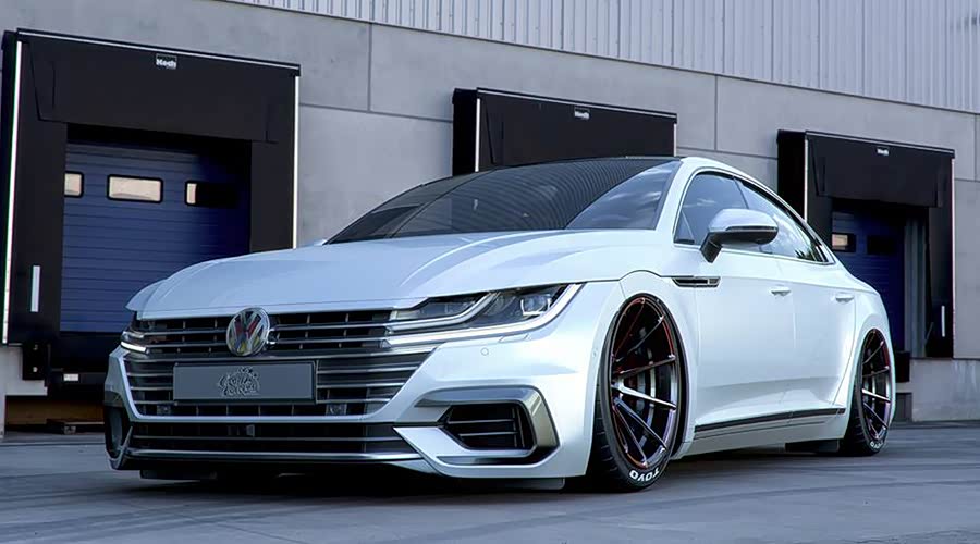 大众arteon低姿态改装车使用adv.1轮毂