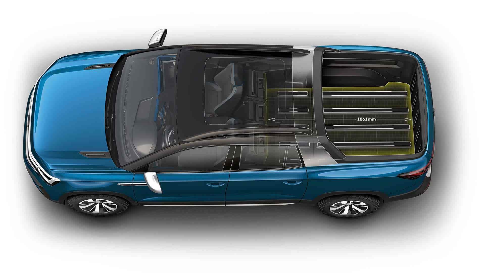 【纽约车展】大众发布皮卡概念车tarok 更小巧精致