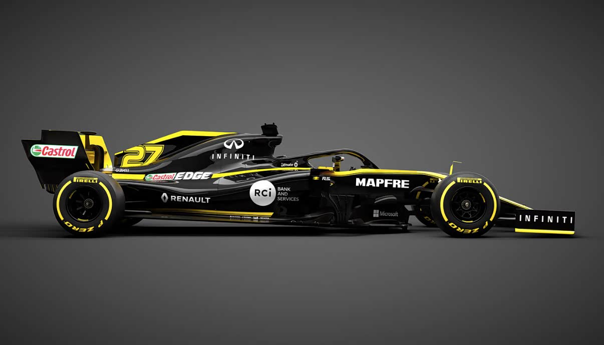 雷诺f103车队之夜 r.s.19赛车首次在国内亮相