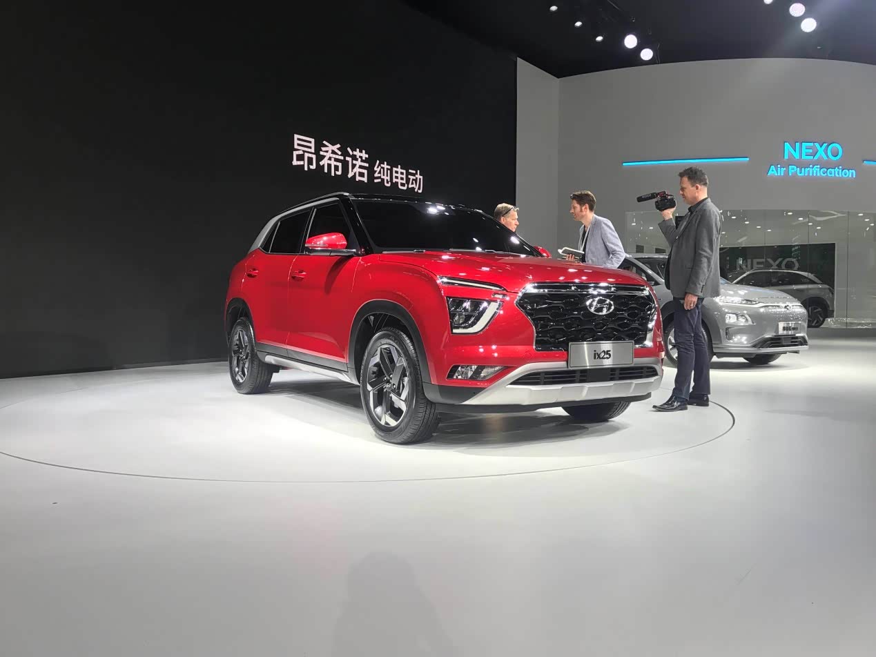 全时四驱战队北京现代ix25正式亮相上海车展或8月正式上市