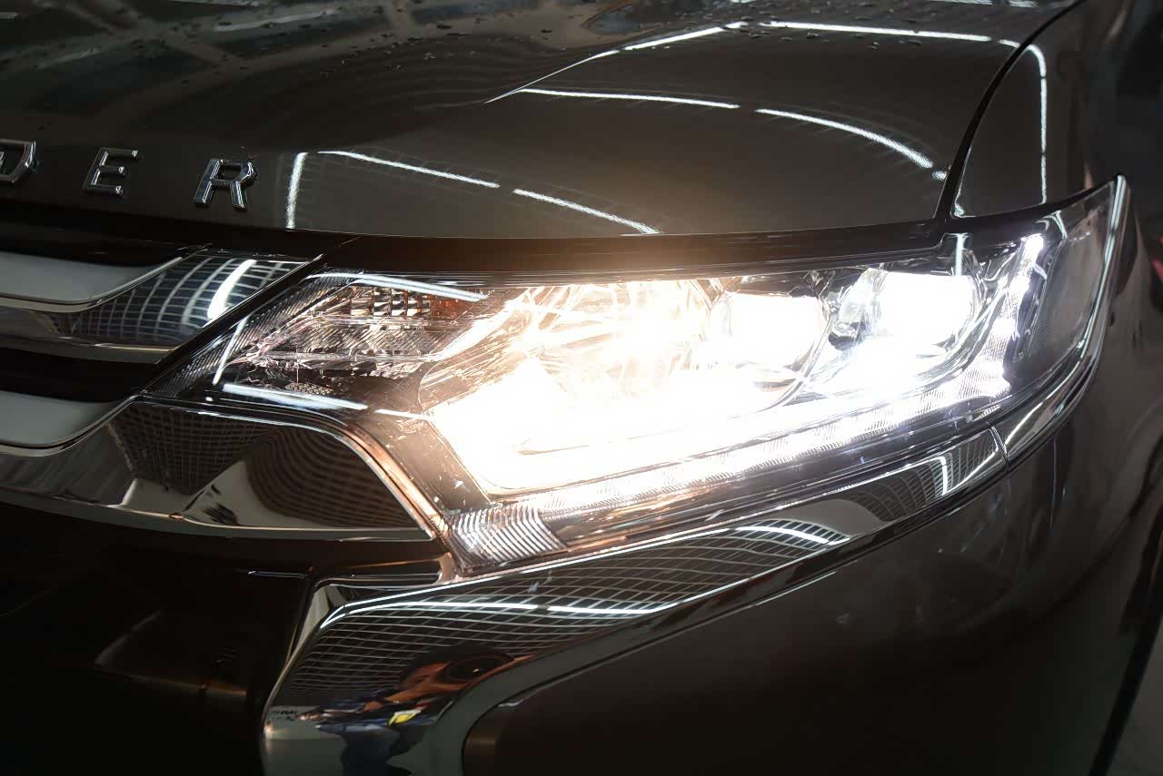 原车近光照明效果