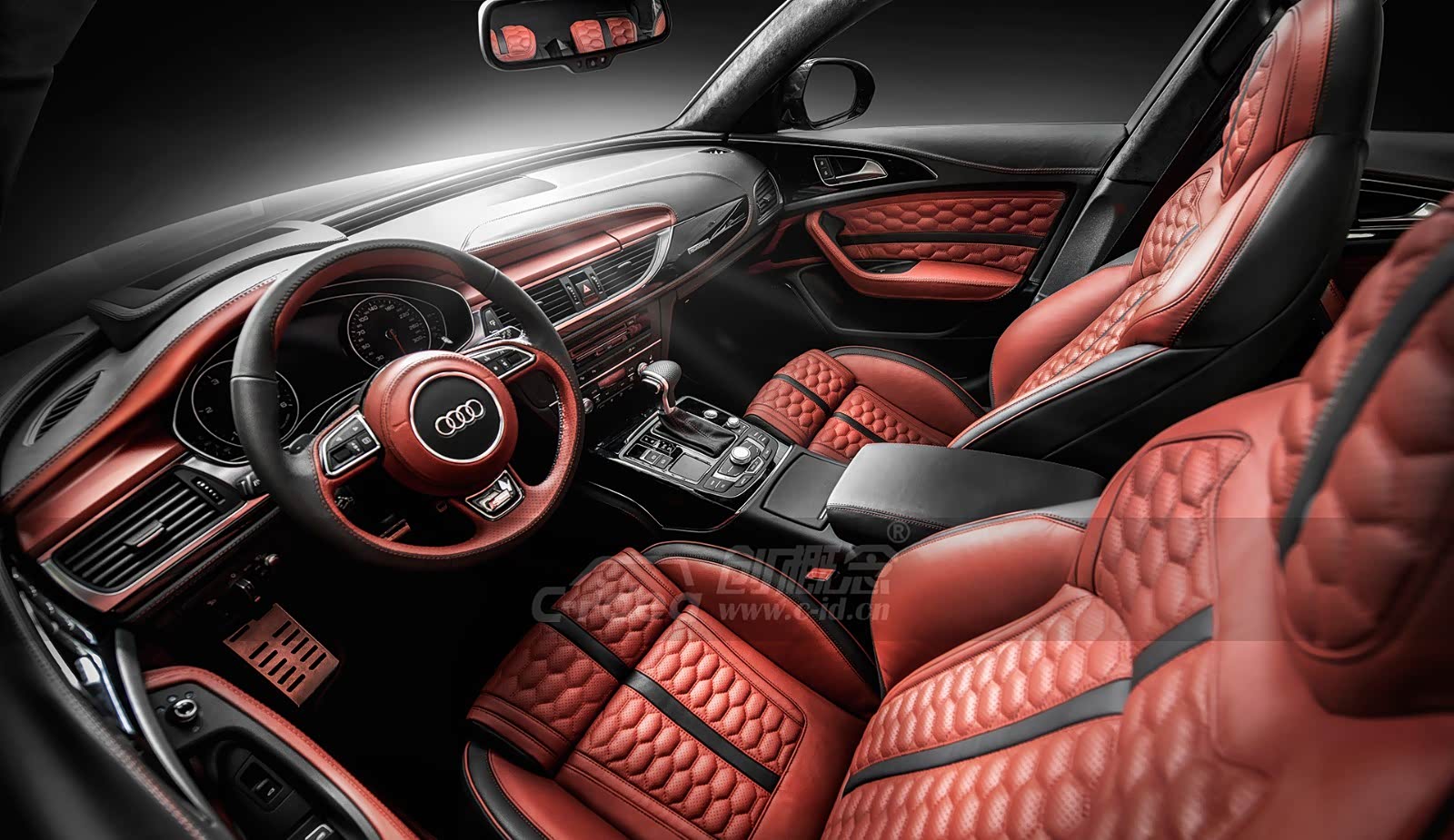 奥迪a6个性内饰改装,私人设计