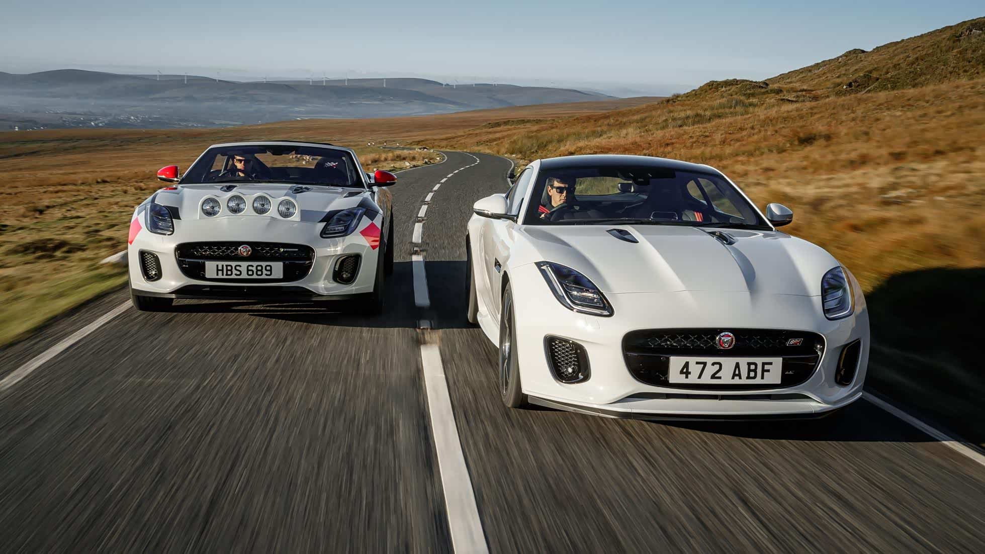 捷豹最近造了两台拉力赛车,居然还是敞篷的