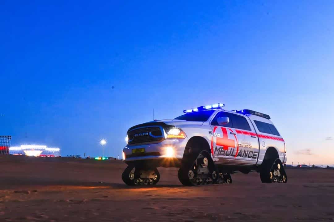 【道奇公羊全地形越野救援皮卡】现身阿拉善英雄会