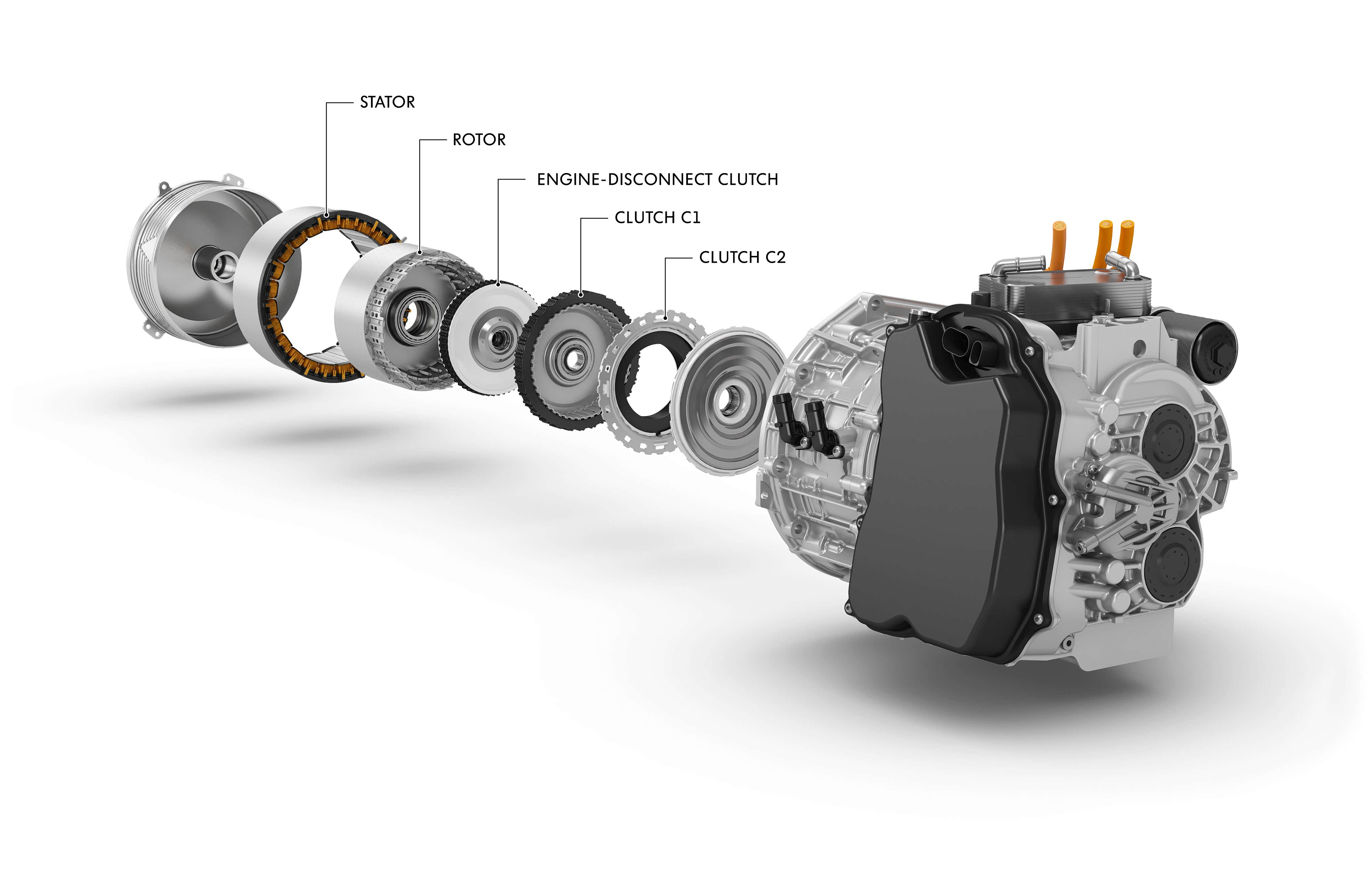 大众混动双离合变速箱dq400e