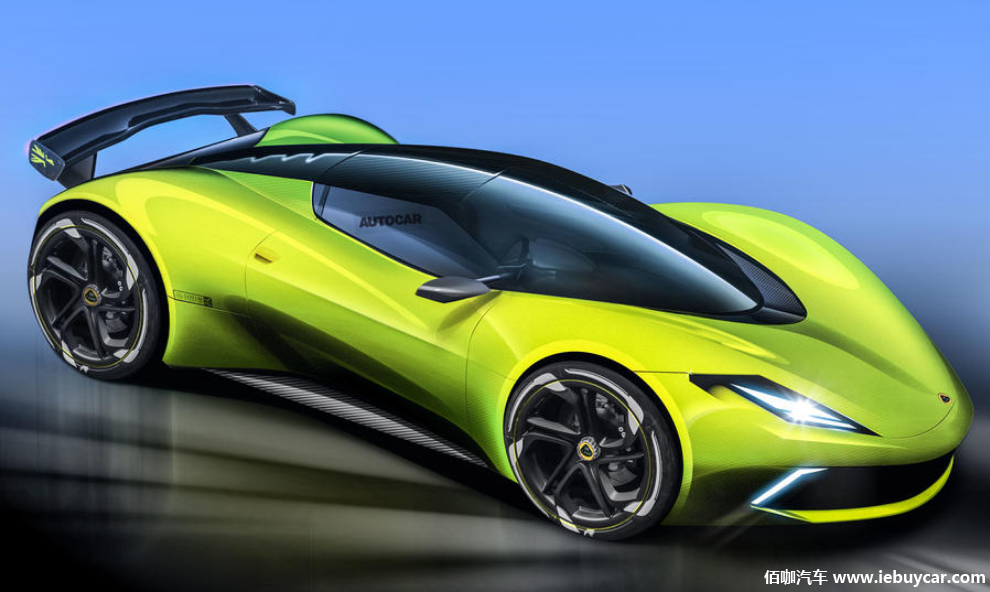 路特斯1000马力全新电动超跑命名evija 7月16日在伦敦首次亮相