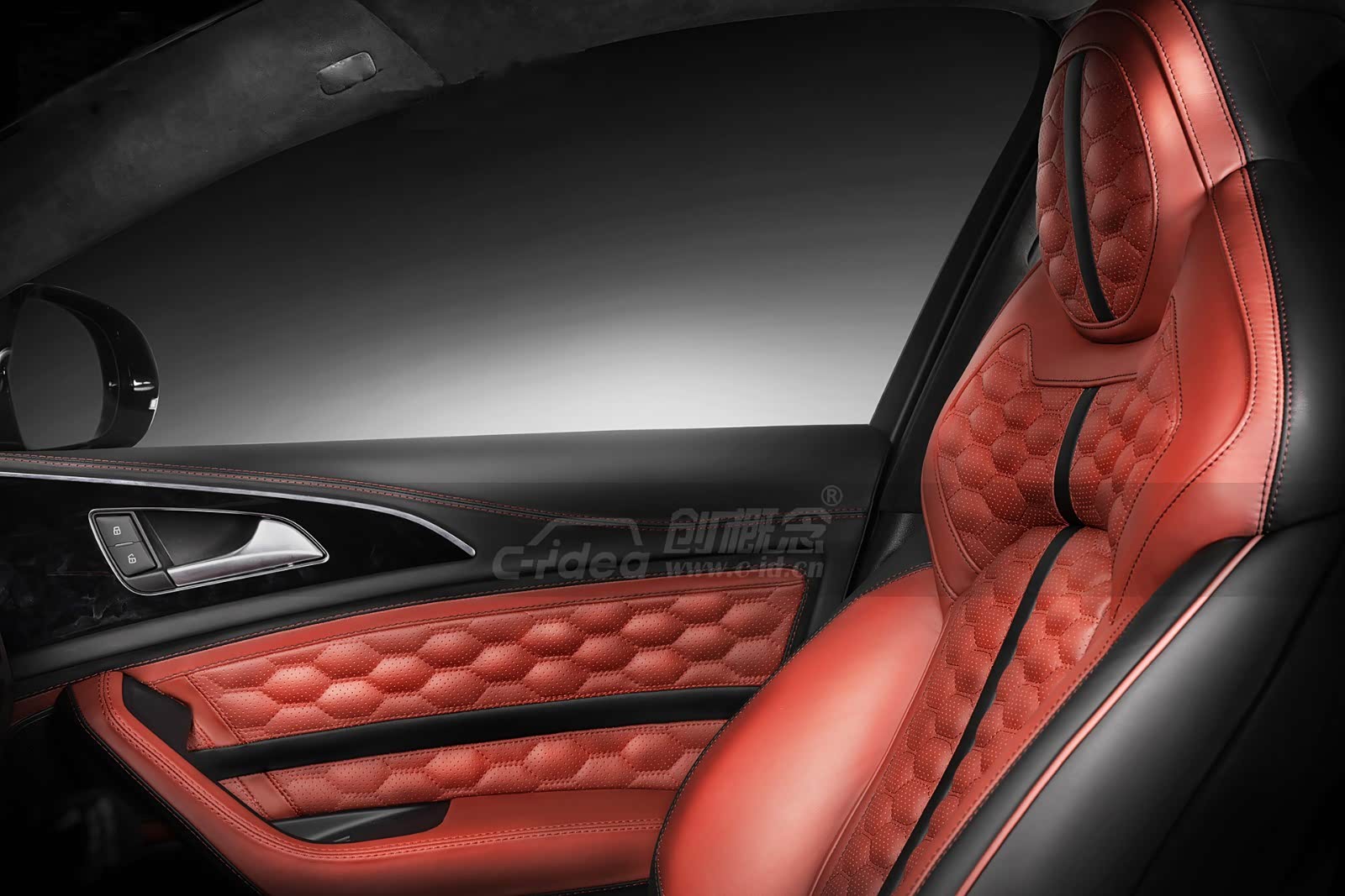 奥迪a6个性内饰改装,私人设计